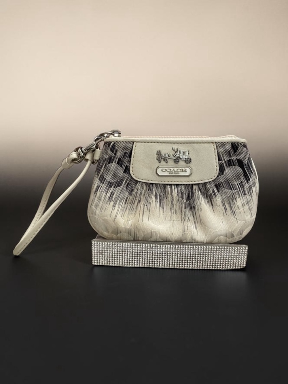 Coach White and Black Ombre
Signature Wristlet